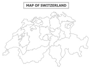 European Country Geography Political map. Political map of country with capital, province or state capital, major cities and town.