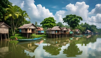 resort on the river