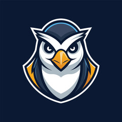 Fototapeta premium penguin esport mascot vector illustration
