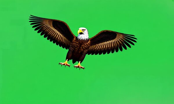 A single yellow spot with white edges on a green background.