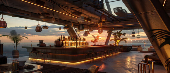 Sky lounge bar future design