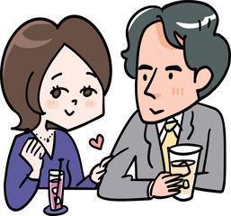 ボディタッチが上手な女性に口説かれて