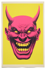 Obraz premium PNG Satan illustrated drawing person.
