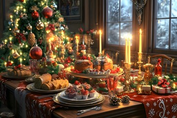 Christmas Table Setting