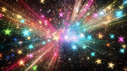 Naklejka premium On color pattern background