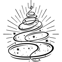  Christmas, New Year Vector Icon element, Isolated white background