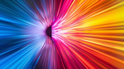 Fototapeta premium A high-definition television screen showing vivid colors.