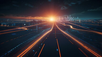 Obraz premium There is a long route to generating stock.