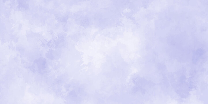 Abstract design with sky blue cloud background smooth light sky blue, pink and purple shades aquarelle background sky color painting design