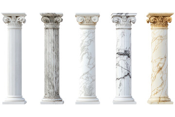 PNG Marble pillars architecture ancient columns.