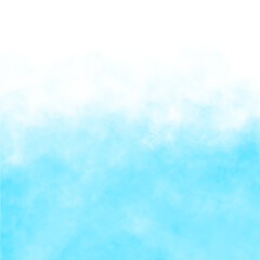 Blue fog texture isolated on transparent background. Steam special effect. Realistic cloud smoke or mist 