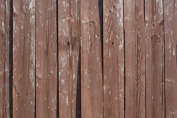 Close-up view of a wooden fence. Background for various uses.