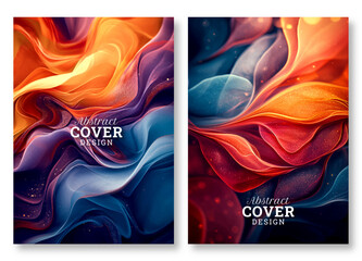 Abstract colorful swirl art design Brochure cover template design, Luxury invitation card background, modern texture, colorful art, Hand drawn texture design, invitation, abstract background, cover