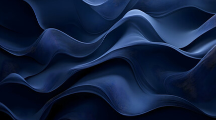 Obraz premium Abstract Background with Navy Blue Waves