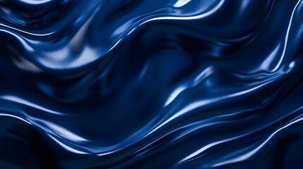 Obraz premium Abstract Blue Wavy Background