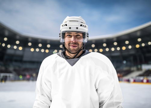 Hockey jersey, png transparent mockup