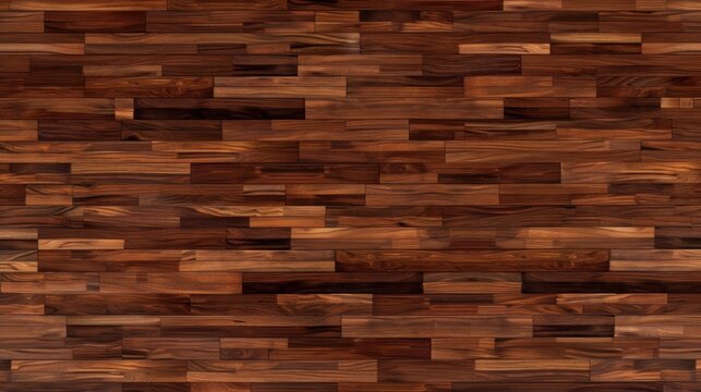 Seamless wooden parquet texture with various wood tones. Wooden floor pattern for design and print.