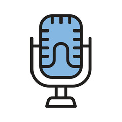 Microphone for recording audio or amplifying sound