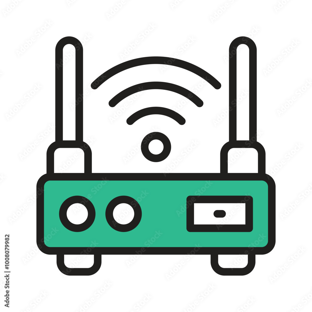 Wall mural a wireless router for internet connectivity and data distribution