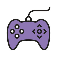 An icon of game controller used for video gaming