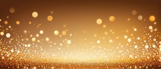 Golden Glitter Background