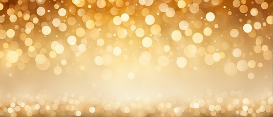 Golden Bokeh Background