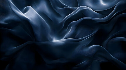 Fototapeta premium Abstract Blue Fabric Background