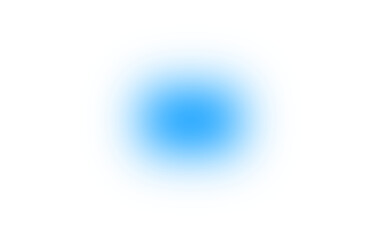 Blue round gradient transparent background