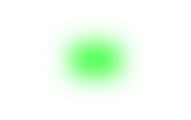 Green round gradient transparent background