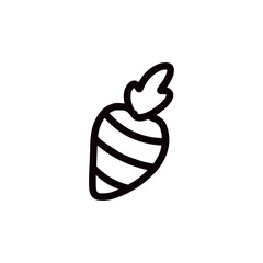 carrot icon design vector illustration