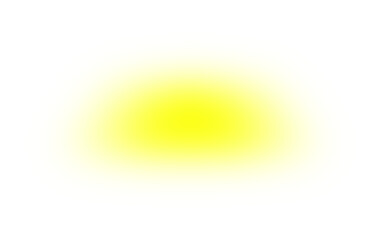 Yellow gradient background on transparent background