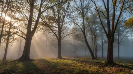 Morning in the forest