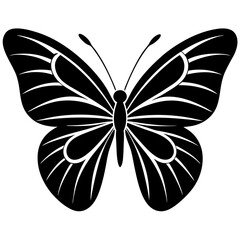 Butterflies silhouette design vector for printable. Ideal for crafting mugs, books, and apparel. Available in multiple file formats for versatility.