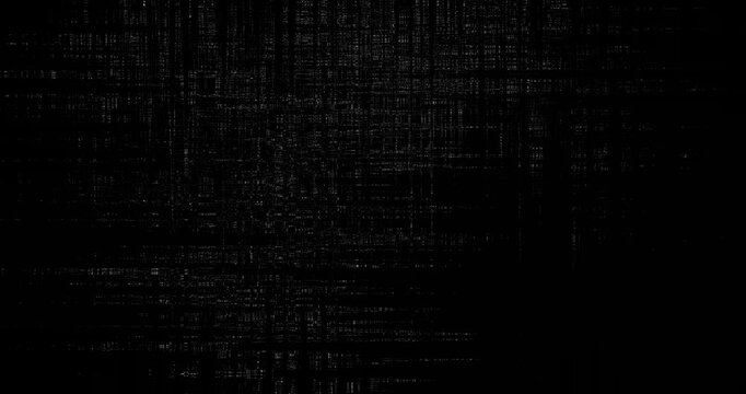 Scratchy flashing white grey background static in horror or mystery style building suspense and fear