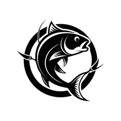 Naklejka premium Chronicles of the Fearless Fish