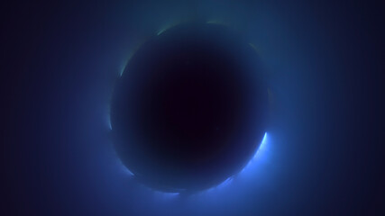 Fototapeta premium 3D manual rendering abstract circle light background. Its not AI Generatd illustration.