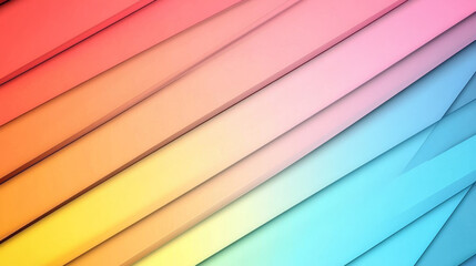 Fototapeta premium Abstract background with colorful diagonal stripes