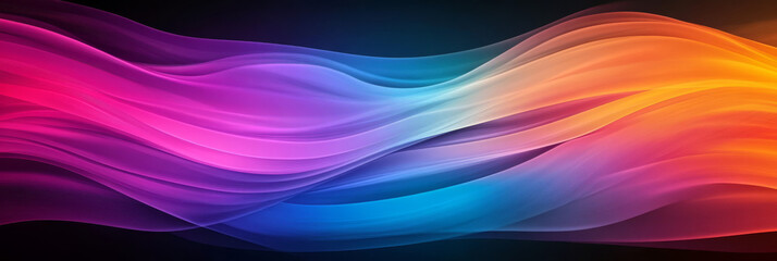 Abstract colorful waves background