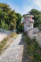 The town wall with the owl tower in Sangerhausen