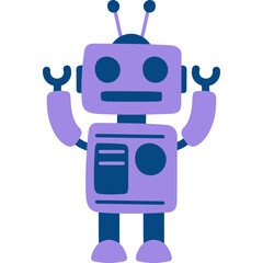 Fototapeta premium Kids Robotic Illustration