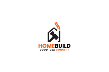 Logo design for a construction firm promoting home building