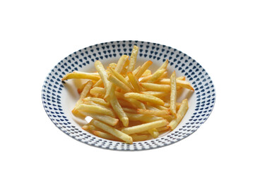 French fries that have been cut and fried are ready to eat