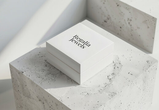 Jewelry Box Mockup With Generative AI
