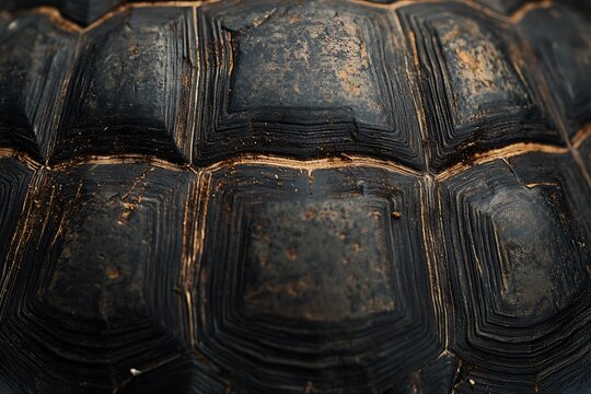Closeup of Tortoise Shell Texture.