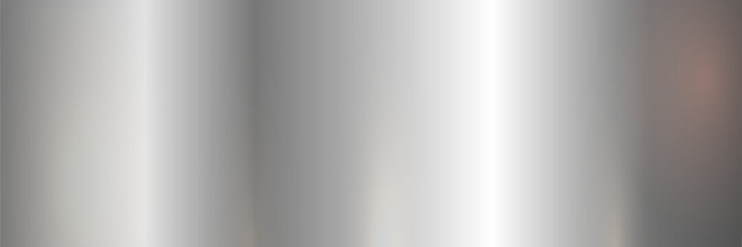 Metal silver texture background or aluminum brushed silver texture with .Abstract background for wallpaper. Vector illustration