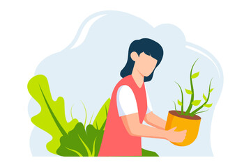 Earth Day Flat Design Illustration