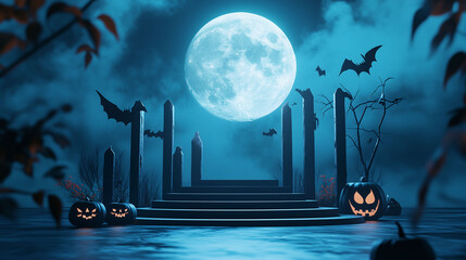 Moonlit Mystique: A Haunting Display Stage 2