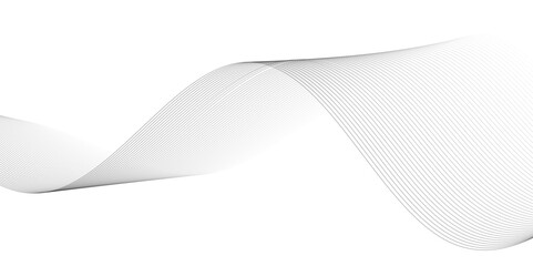 Geometric motion with black stripes, Wave line background with smooth shape.