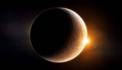 Generates a crescent eclipse