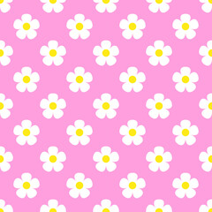 seamless floral cute pattern with shape design for fabric, textiles, clothing, wrapping paper, cover, banner, interior decor, flora pattern backgrounds.